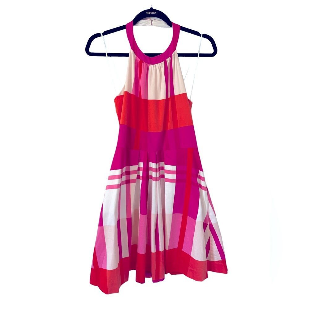 Cynthia Rowley Pleated Halter Dress, Size 6‎ - Picture 2 of 3
